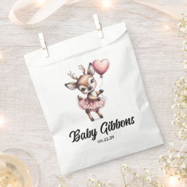 Deer Baby shower Bedankzakje