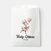 Deer Baby shower Bedankzakje (Voorkant)