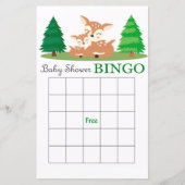 Deer baby shower bingo (Voorkant)