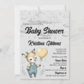 Deer Baby shower Kaart (Voorkant)