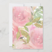 Deer Baby Shower  Kaart (Achterkant)