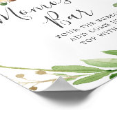 Deer Baby shower Mimosa Bar Sign. Poster (Hoek)