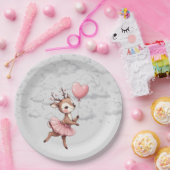 Deer Baby shower Papieren Bordje (Feest)