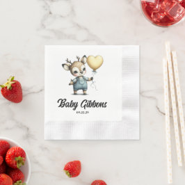 Deer Baby shower Servet