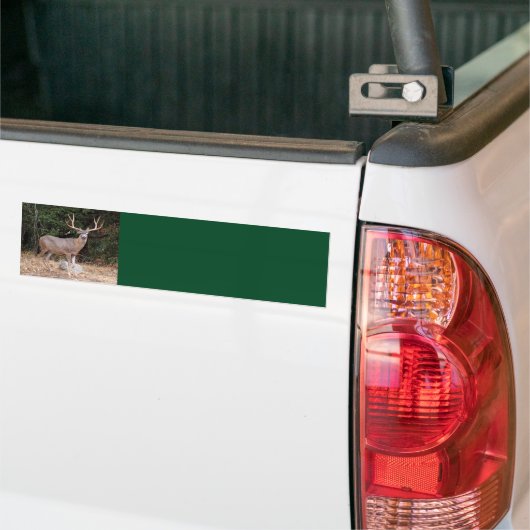 Deer Background-Bumpersticker Bumpersticker (Op Truck)