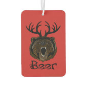 Deer + Beer = bier Luchtverfrisser (Achterkant)