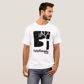 Deer Beer Black - Polyflower 2009 T-shirt (Voorkant volledig)
