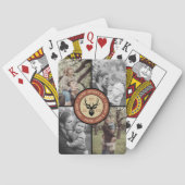  Deer Best Dad Custom Photo Vaderdag Pokerkaarten (Achterkant)