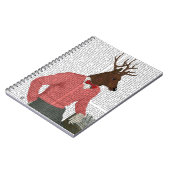 Deer bij de balk notitieboek (Linkerzijde)