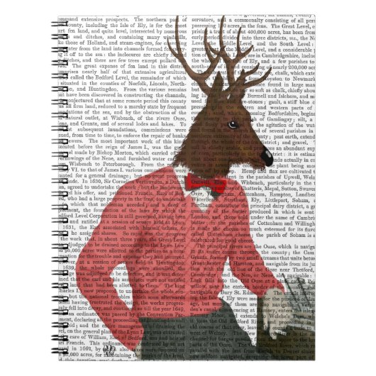 Deer bij de balk notitieboek (Voorkant)