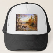 Deer bij Lake Trucker Pet (Voorkant)