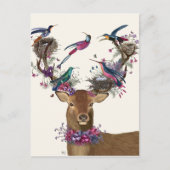 Deer Birdkeeper, Tropische vogelnesten Briefkaart (Voorkant)