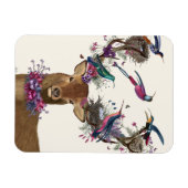 Deer Birdkeeper, Tropische vogelnesten Magneet (Horizontaal)