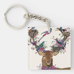 Deer Birdkeeper, Tropische vogelnesten Sleutelhanger