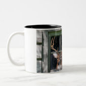 Deer Blind Tweekleurige Koffiemok (Links)