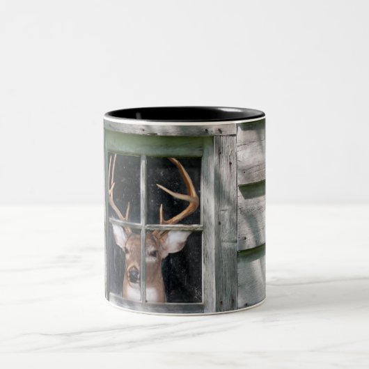 Deer Blind Tweekleurige Koffiemok (Center)