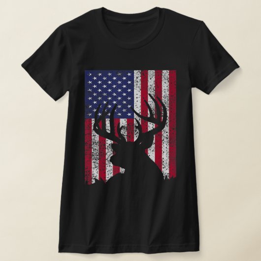 Deer Bow Hunting T-shirt Whitetail Hunter American (Laagn)