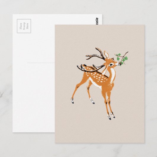  Deer Briefkaart (Voorkant / Achterkant)