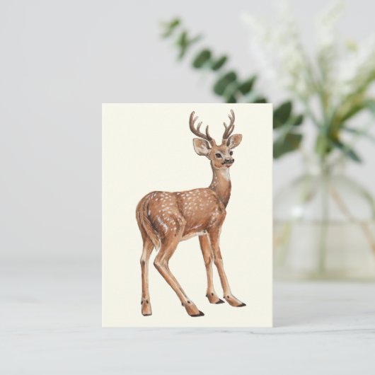 Deer Briefkaart (Staand voorkant)