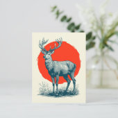 Deer Briefkaart (Staand voorkant)