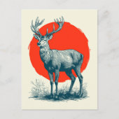 Deer Briefkaart (Voorkant)