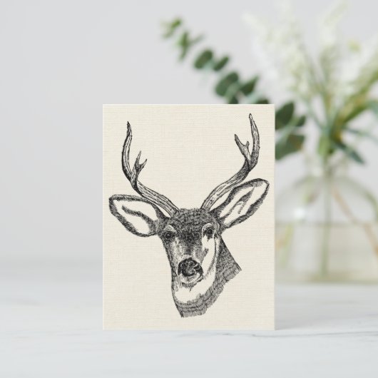  Deer Briefkaart (Staand voorkant)