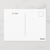 Deer Briefkaart (Achterkant)