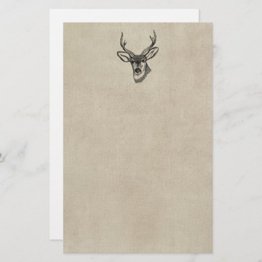 Deer Briefpapier (Voorkant / Achterkant)