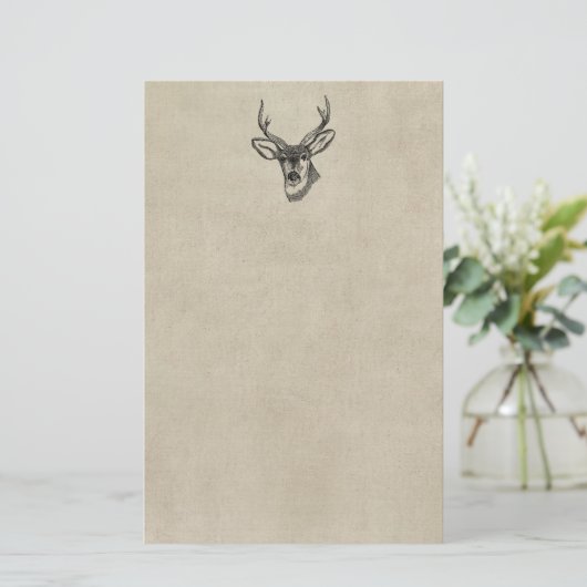  Deer Briefpapier (Staand voorkant)