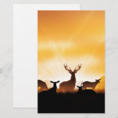 Deer Briefpapier (Voorkant / Achterkant)