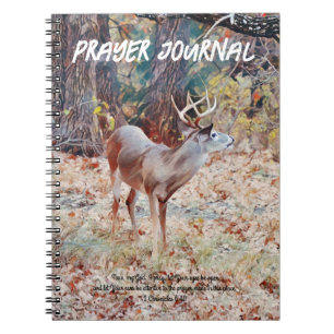Deer Buck Art Prayer Journal Notitieboek