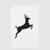 Deer Buck Golfhanddoek (Voorkant)