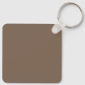 Deer Buck Head met gewei zwart-wit kunst Sleutelhanger (Achterkant)