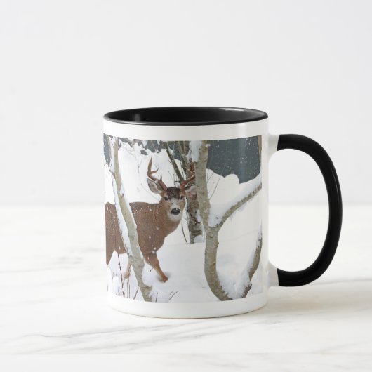 Deer Buck in Snow Mok (Rechts)