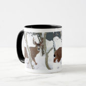 Deer Buck in Snow Mok (Voorkant links)