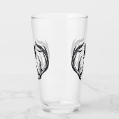 Deer Buck Monogram Man Cave Lodge Cabin Glas (Links)