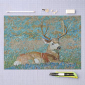 Deer Buck Mozaïek Patroon Print Decoupage Tissuepapier (Craft)