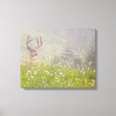 Deer Buck | Nationaal park Mount Rainier Canvas Afdruk (Voorkant)