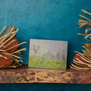 Deer Buck Nationaal park Mount Rainier Fotoplaat