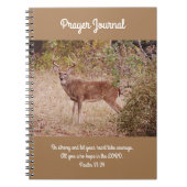 Deer Buck Prayer Journal Notitieboek (Voorkant)