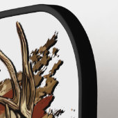 Deer, Buck Season USA Flag Pickleball Paddle (Links Detail)