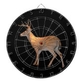 Deer (Buck) White-Tailed Dartbord (Voorkant)