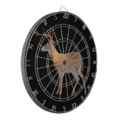 Deer (Buck) White-Tailed Dartbord (Voorkant Links)