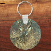 Deer / Buck / White-tailed Deer Sleutelhanger (Voorkant)
