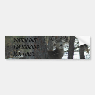 DEER BUMPERSTICKER