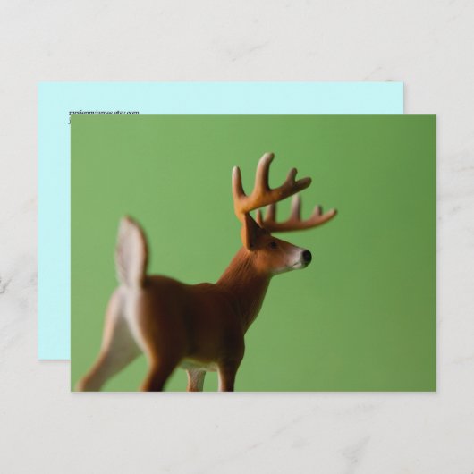 Deer Butt Briefkaart (Voorkant / Achterkant)