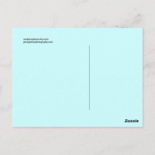 Deer Butt Briefkaart (Achterkant)