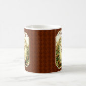 Deer Cabin, gepersonaliseerd voor houten korrels Koffiemok (Center)