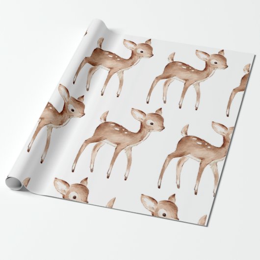 Deer Cadeaupapier (Uitgerold)