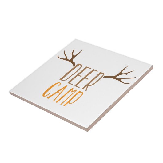 Deer Camp Tegeltje (Zijkant)